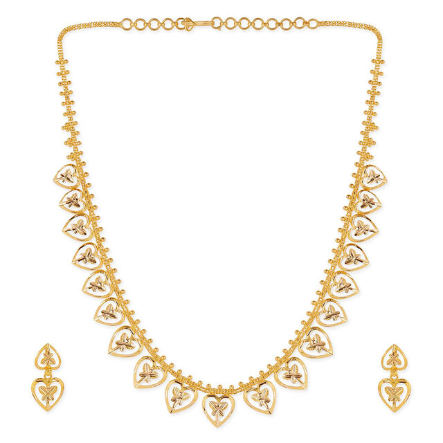 Tanishq 22KT Gold Necklace Set 2