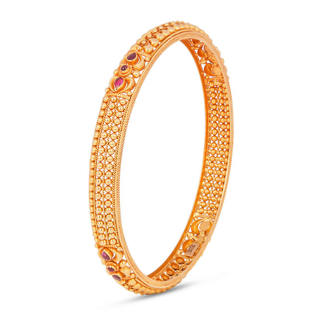 Tanishq 22KT  Gold Bangle  for Women 4