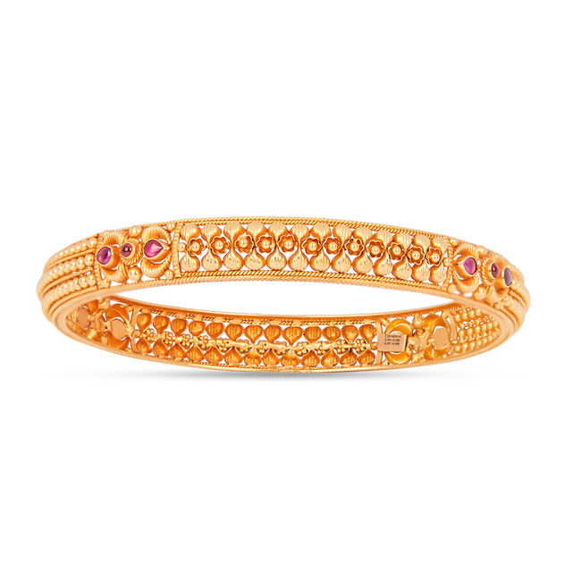 Tanishq 22KT  Gold Bangle  for Women 5