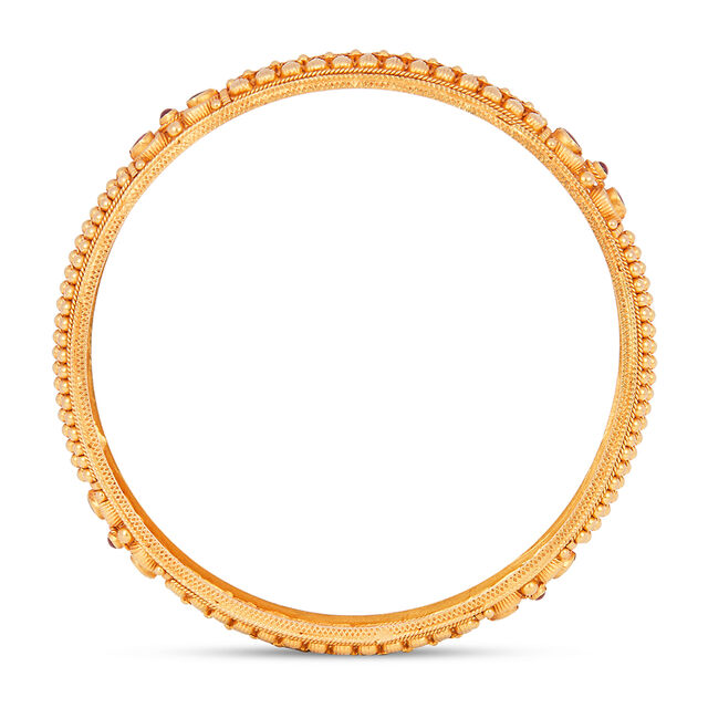 Tanishq 22KT  Gold Bangle  for Women 6