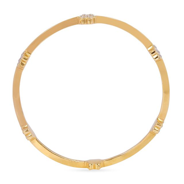 Tanishq 22KT Diamond Bangle for Women 3
