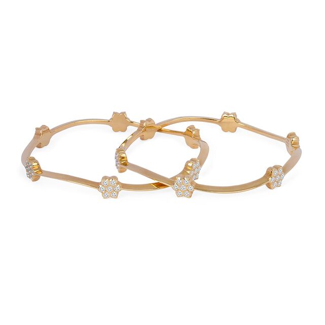 Tanishq 22KT Diamond Bangle for Women 5