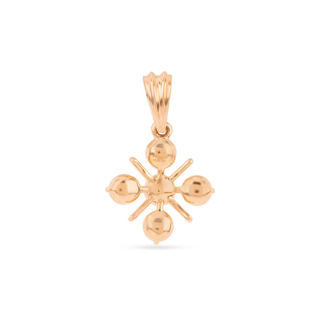 Tanishq 22KT Diamond Pendant for Women 3