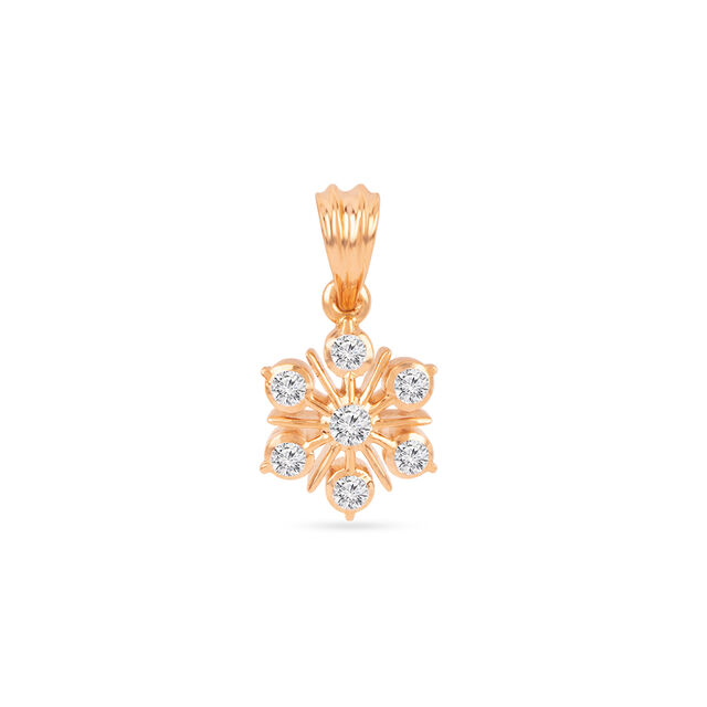 Tanishq 22KT Diamond Pendant for Women 