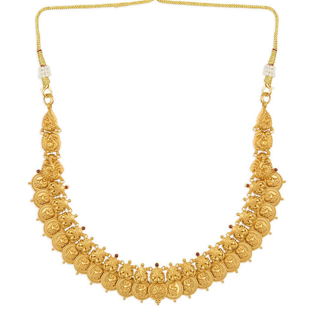 Tanishq 22KT Synthetic Stones Necklace for Women 