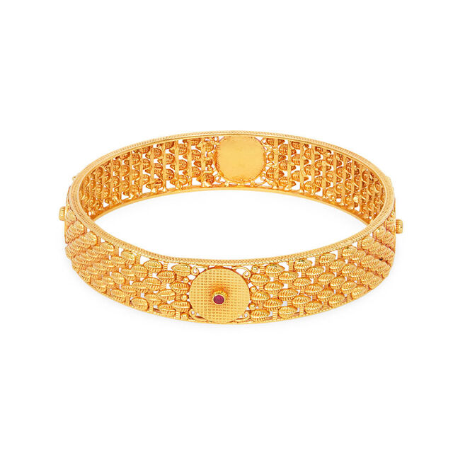 Tanishq 22KT Synthetic Stones Bangle for Women 