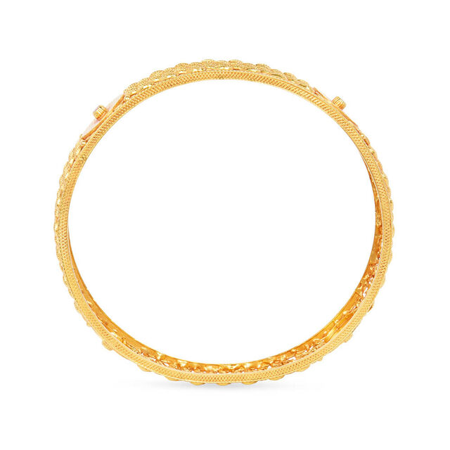 Tanishq 22KT Synthetic Stones Bangle for Women 4