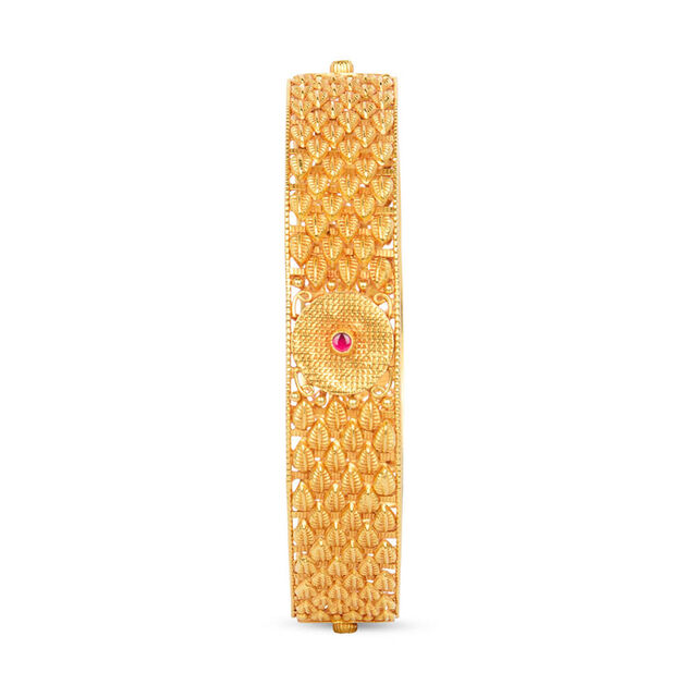 Tanishq 22KT Synthetic Stones Bangle for Women 5