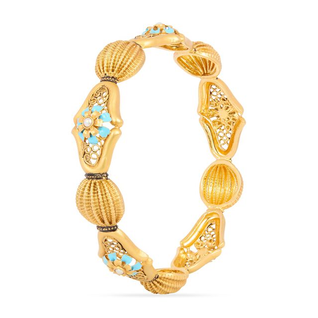 Tanishq 22KT Synthetic Stone Bangle for Women 3