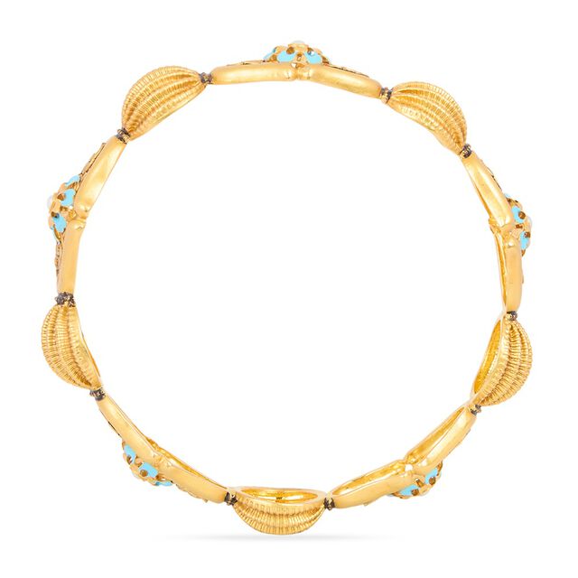 Tanishq 22KT Synthetic Stone Bangle for Women 4