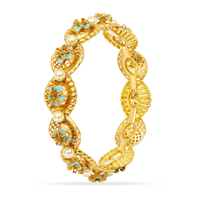 Tanishq 22KT Synthetic Stones Bangle for Women