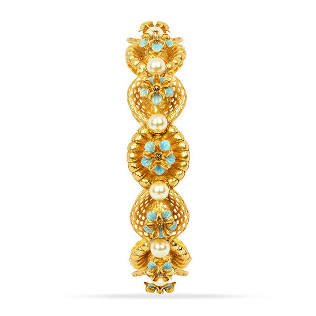 Tanishq 22KT Synthetic Stones Bangle for Women