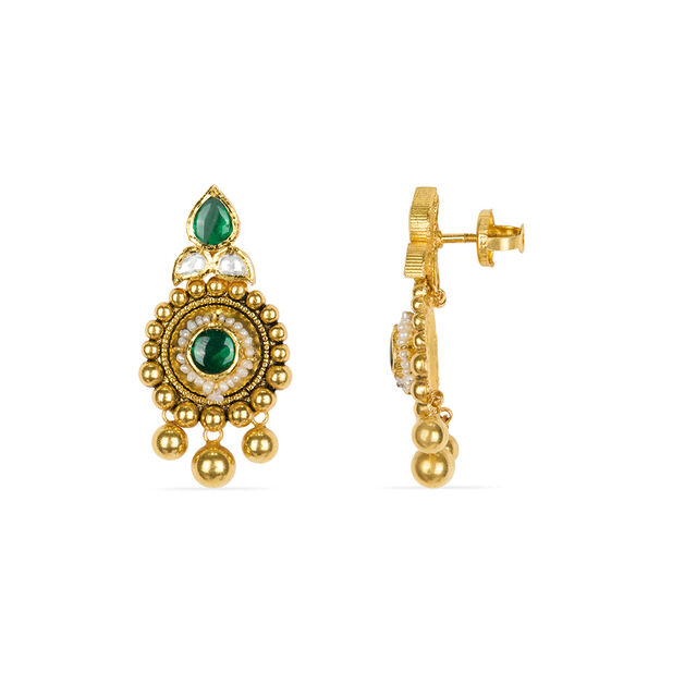 Crescent Glory Gold Necklace set 6