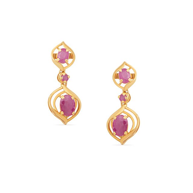 Tanishq 22KT Gold Necklace Set 4
