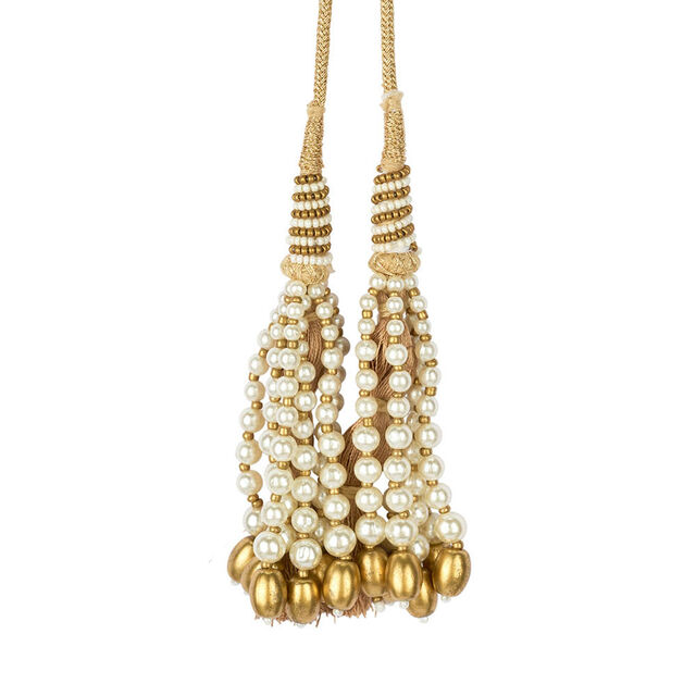 Tanishq 22KT Synthetic Stone Neckwear and Earring Set for Women 3