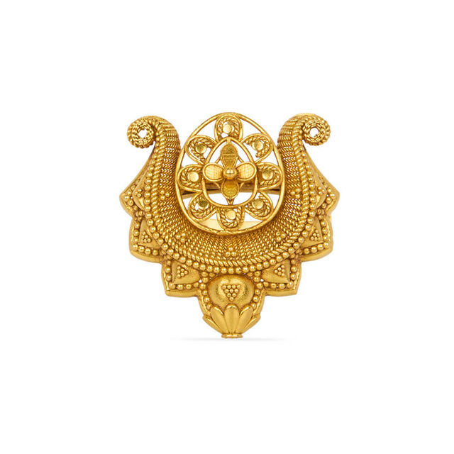 Opulent Blossom Gold Ring 