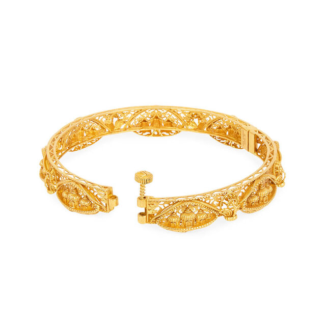 Palatial Glow Gold Bangles 3