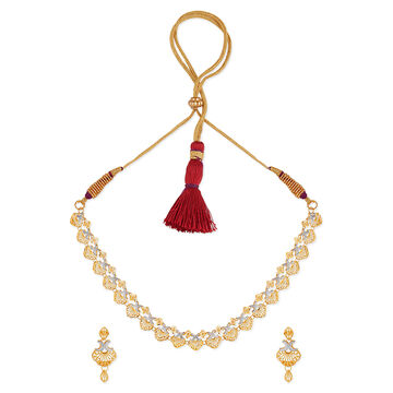 Tanishq 22KT Gold Necklace Set for Women