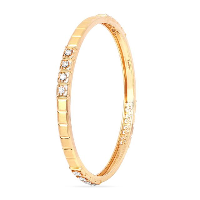 Tanishq 22KT Diamond Bangle for Women 3
