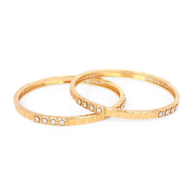 Tanishq 22KT Diamond Bangle for Women 5