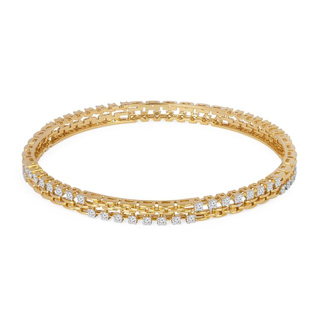 Tanishq 22KT Diamond Bangle for Women 