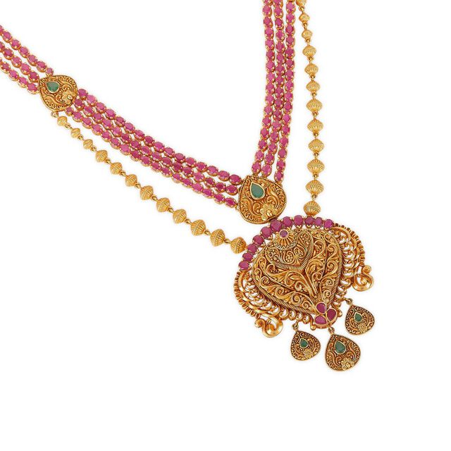 Tanishq 22KT Gold Haaram for Women 3