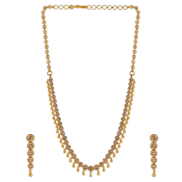 Tanishq 22KT Gold Necklace Set for Women 