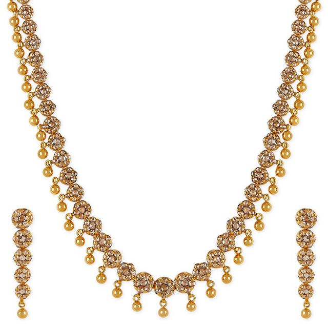 Tanishq 22KT Gold Necklace Set for Women 2