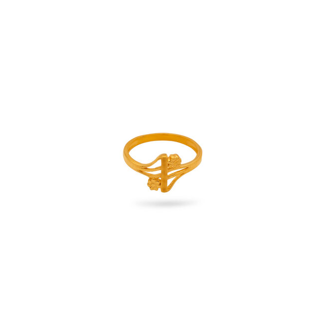 Sculpted Elegance Gold Ring,,hi-res 