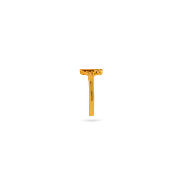 Sculpted Elegance Gold Ring,,hi-res 2
