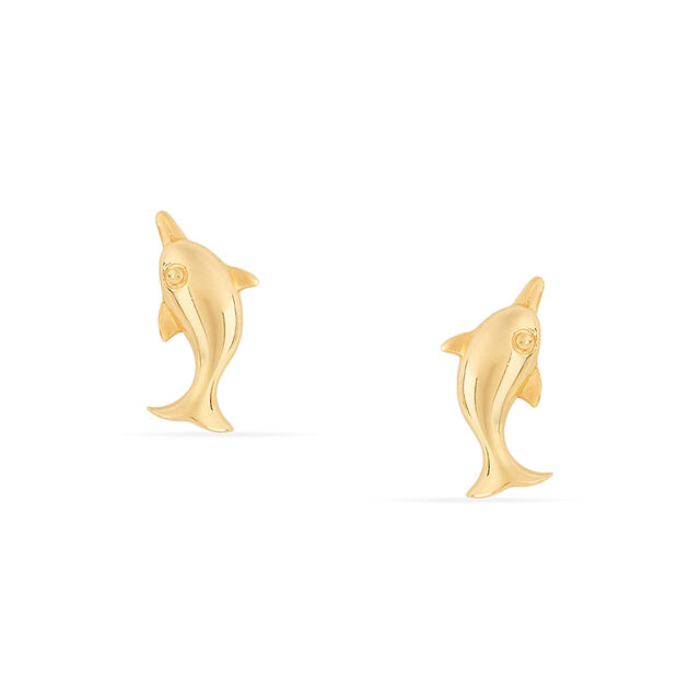 Tanishq 22KT Gold Earrings 