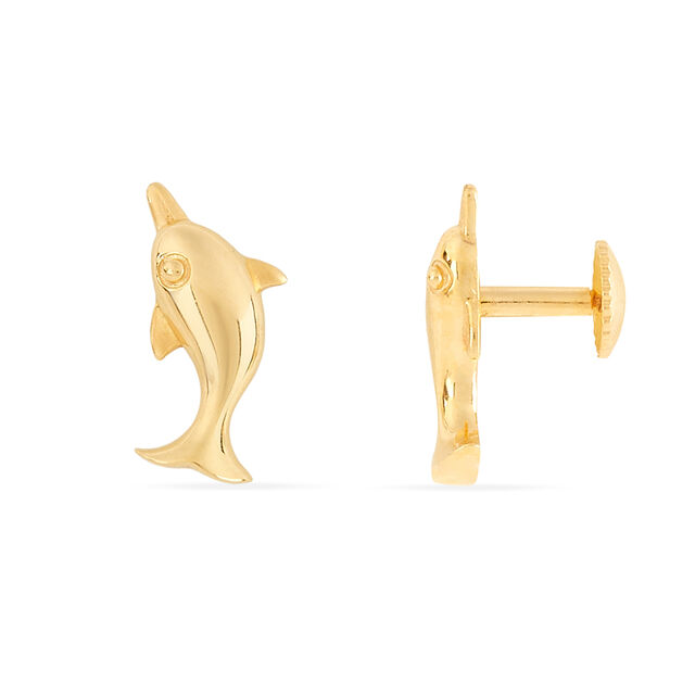 Tanishq 22KT Gold Earrings 3