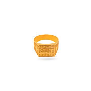 Classique Square Brilliance Gold Ring