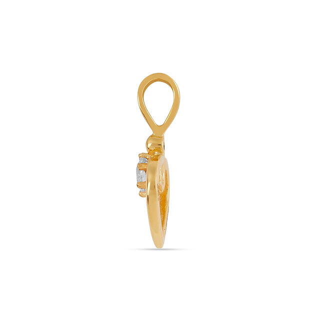 Tanishq 22KT Gold Pendant for Women 3