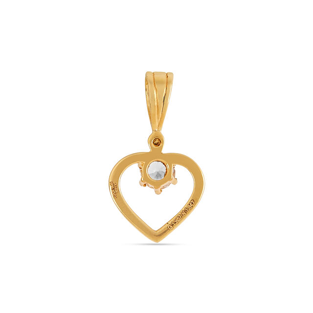 Tanishq 22KT Gold Pendant for Women 4