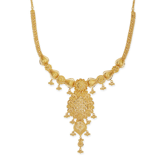 Tanishq 22KT  Gold Necklace  for Women 2