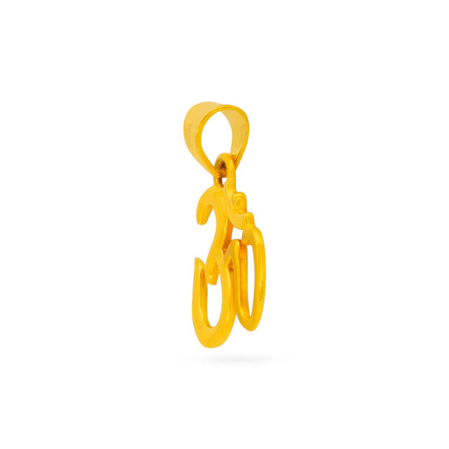 Tanishq 22 Karat Gold Pendant for Women 2