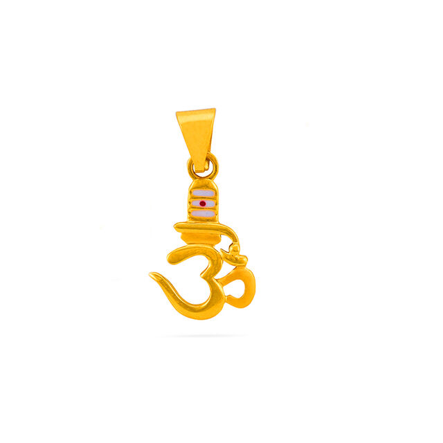 Tanishq 22KT Gold Pendant for Women 