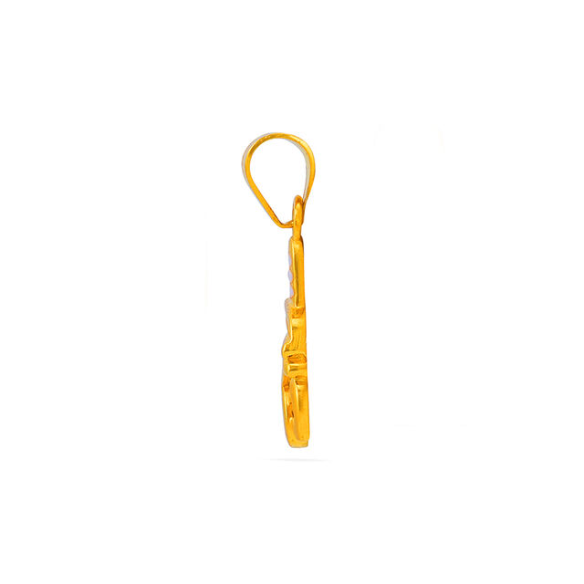 Tanishq 22KT Gold Pendant for Women 2
