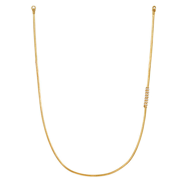 Tanishq 22KT CZ Chain for Women 