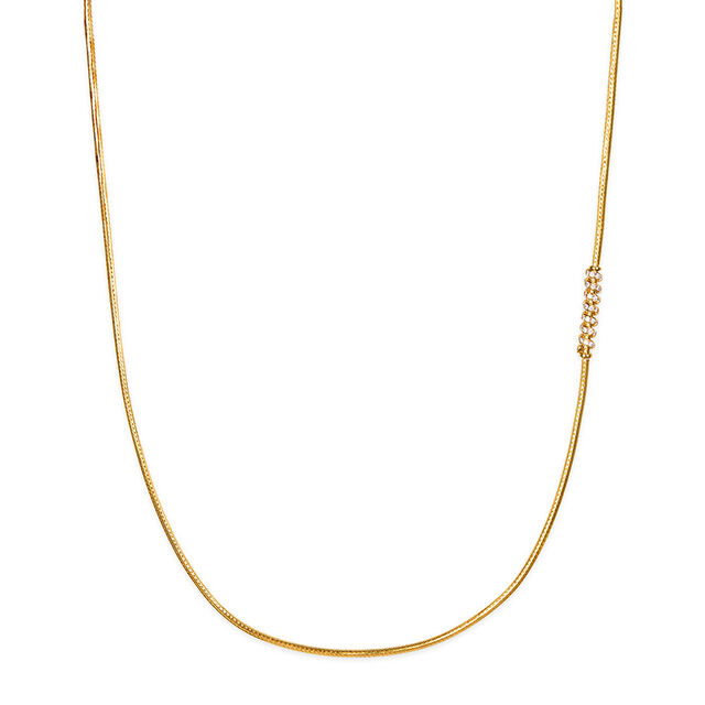 Tanishq 22KT CZ Chain for Women 3