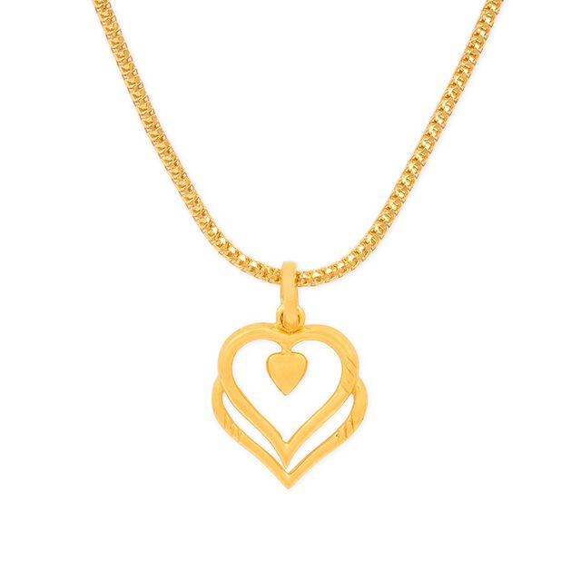 Tanishq 22KT Gold Pendant,,hi-res 