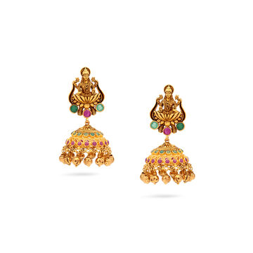 Goddess Lakshmi Temple Jhumka