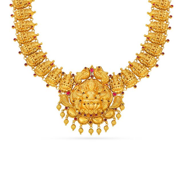 Tanishq 22KT Gold Necklace Set for Women 2