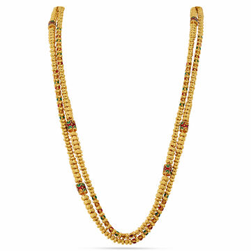 Serpentine Elegance Beaded Chain