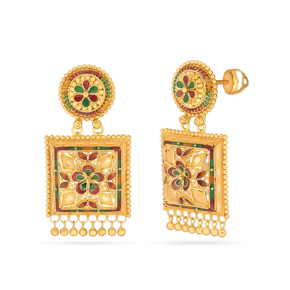 Tanishq gold earrings price list shop