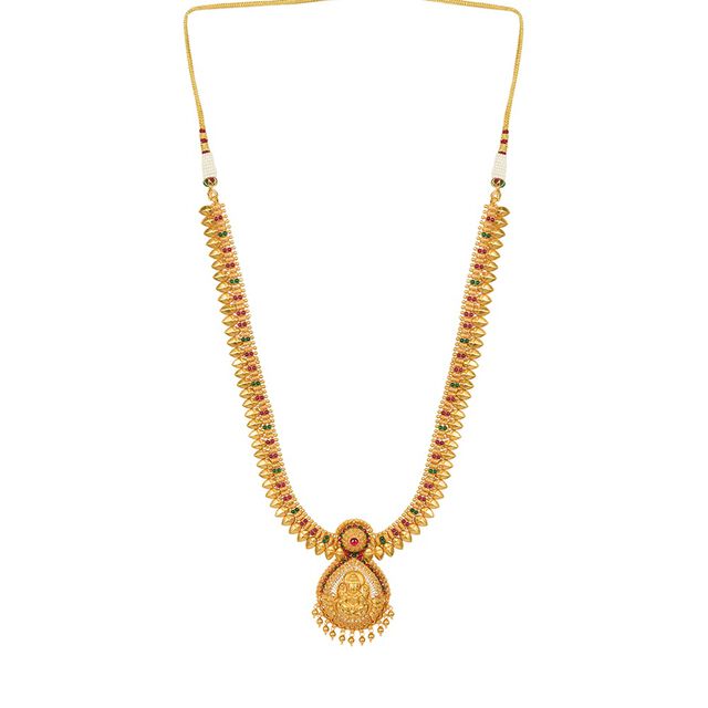 Tanishq 22KT Synthetic Stone Haaram for Women 2