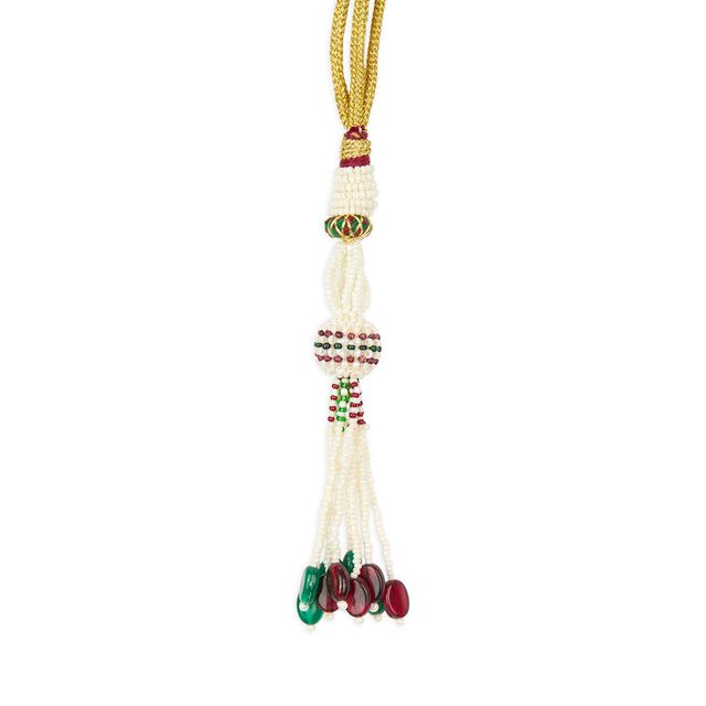 Tanishq 22KT Synthetic Stone Haaram for Women 4