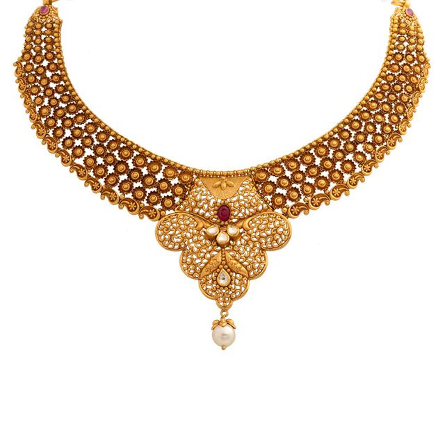 Luxurious Blossom Gold Necklace,,hi-res 