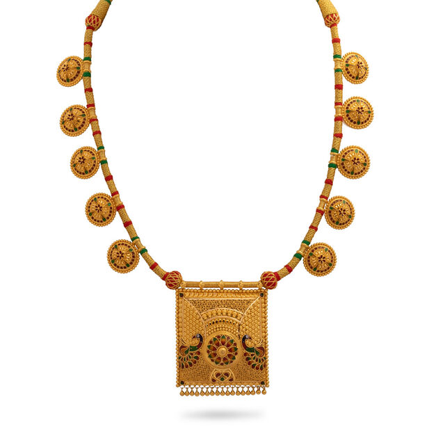 Emerald Elephant Harmony Necklace,,hi-res